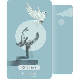 Открытка: Голубь (pure)